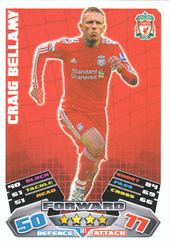 Craig Bellamy Liverpool 2011/12 Topps Match Attax #141